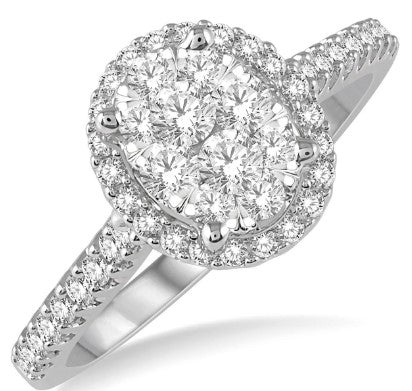 ASHI - DIAMOND ENGAGEMENT RING - 0.50 TCW