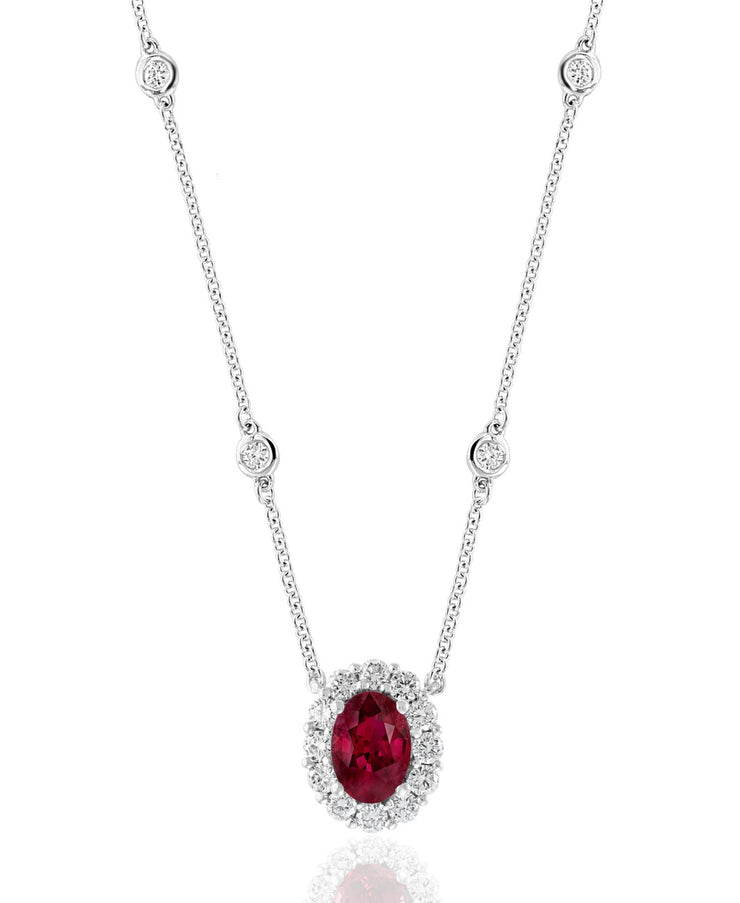 Ruby & Diamond Pendant