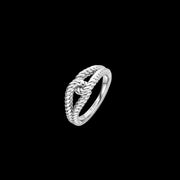 TI SENTO - SILVER ROPE RING