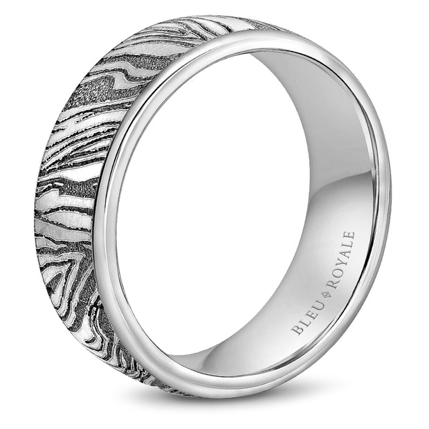 Bleu Royale Wedding Band