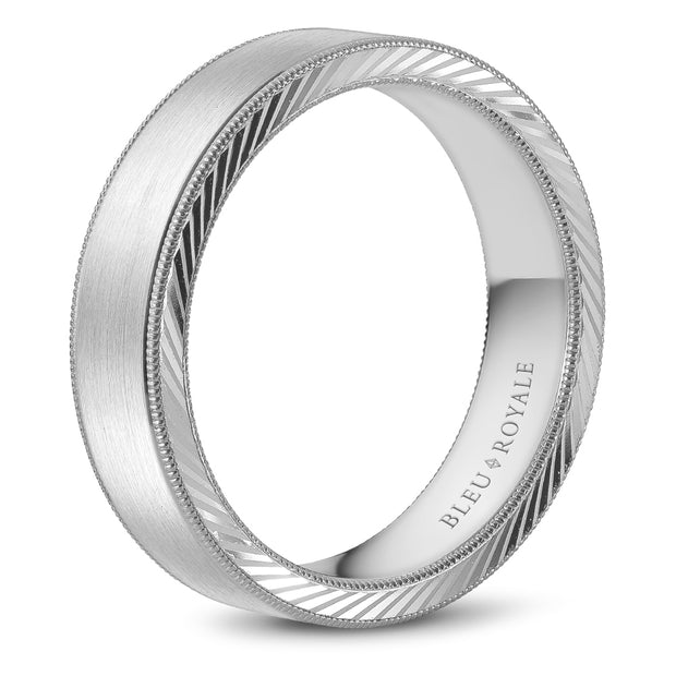 Bleu Royale Wedding Band