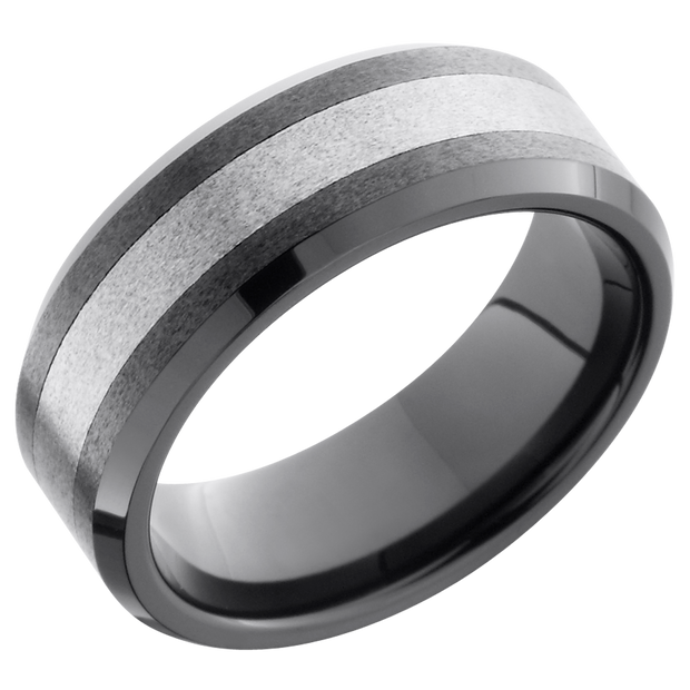 Ceramic and Tungsten Band