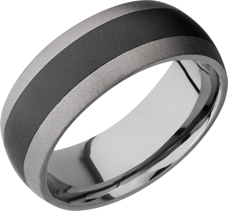 Ceramic and Tungsten Band