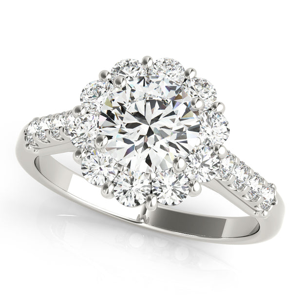 ENGAGEMENT RINGS HALO ROUND