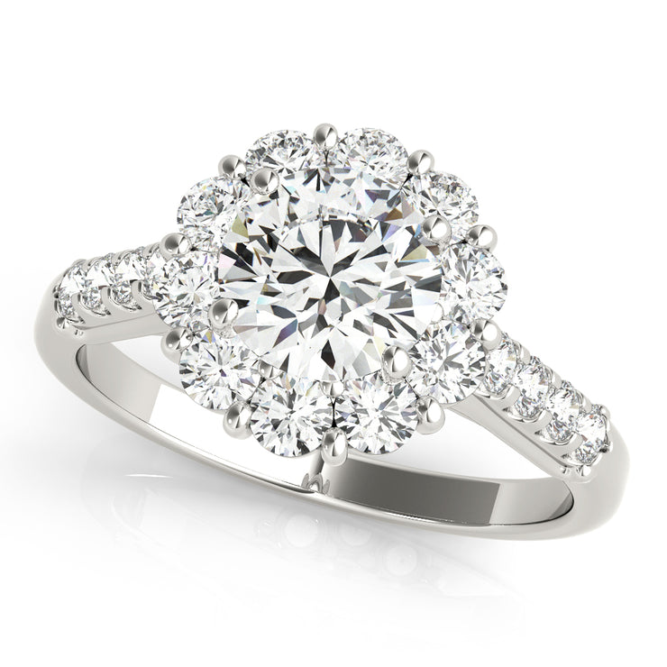 ENGAGEMENT RINGS HALO ROUND