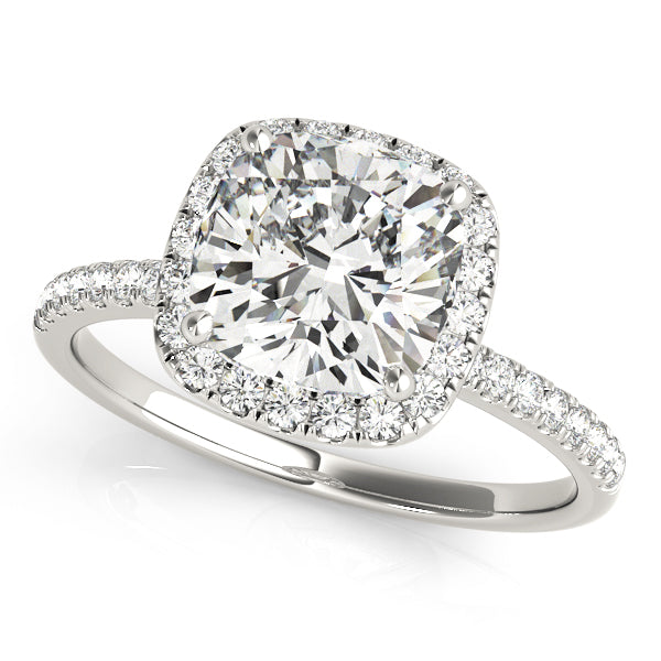 ENGAGEMENT RINGS HALO SQUARE & CUSH