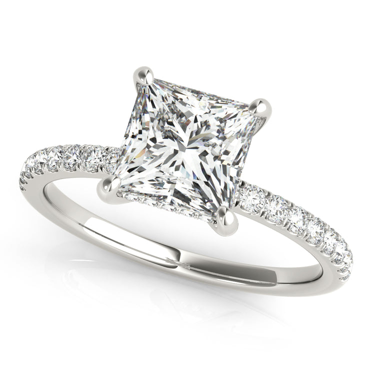 SINGLE ROW PRINCESS CUT CENTER