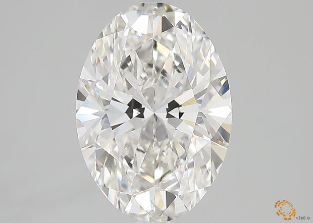 2.87 Carat Oval Lab Grown Diamond