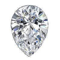 1.00 Carat Pear Diamond